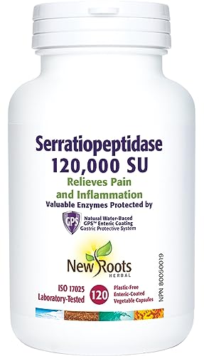 New Roots Herbal Serratiopeptidase 120,000 SU