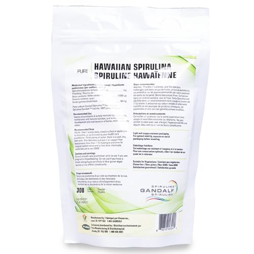 Gandalf Certified Organic Spirulina Powder