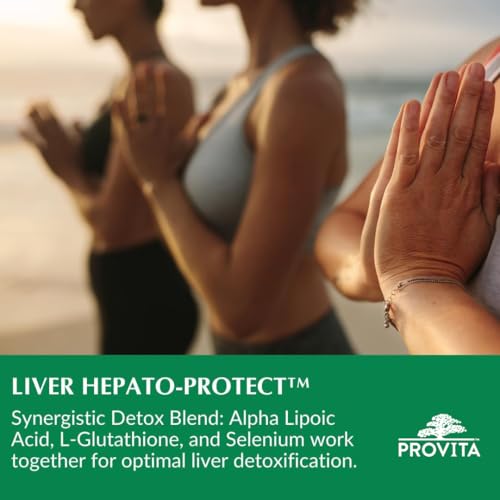 Provita Liver Hepato-Protect™ - Formule complète de détoxification et de régénération du foie - Végane et sans OGM