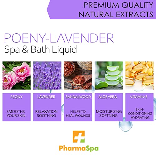 Liquide pour Spa et Bain aux Graines de Chanvre et Extraits Entièrement Naturels – 237 ml/8 fl oz – Liquide d'Aromathérapie pour Baignoire Spa – Sans Gluten, Sans Parabènes, Non Testé sur les Animaux