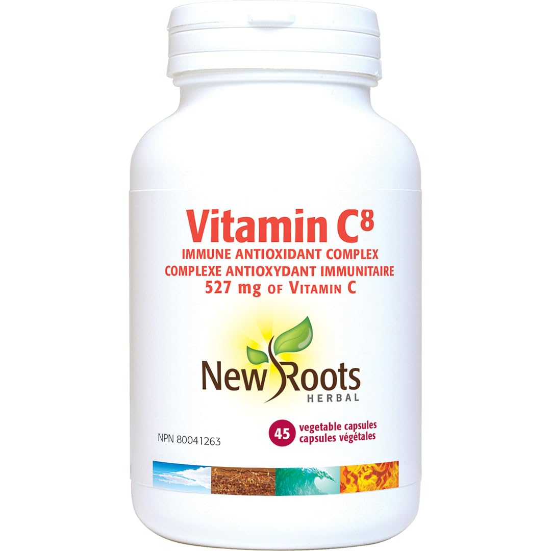 New Roots Herbal Vitamin C8, Buffered Vitamin C Capsules, Immune Support