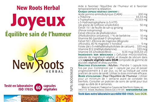 New Roots Herbal - New Roots Herbal Joyful - Healthy Mood Balance