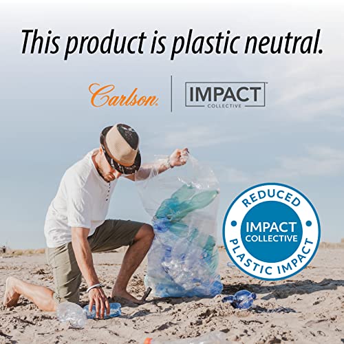 Carlson - Norwegian Salmon Oil, 500 mg Omega-3s, Norwegian Salmon Oil Supplement, Wild Caught Omega 3 Salmon Oil Capsules, Sustainably Sourced