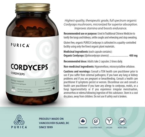 PURICA Cordyceps Champignons micronisés