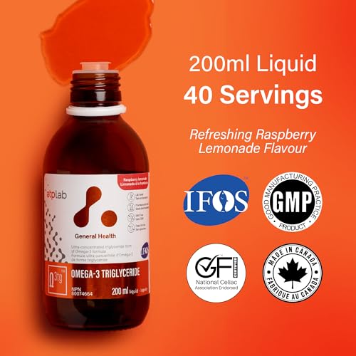 ATPLAB Omega 3 TG liquide, 200 ml