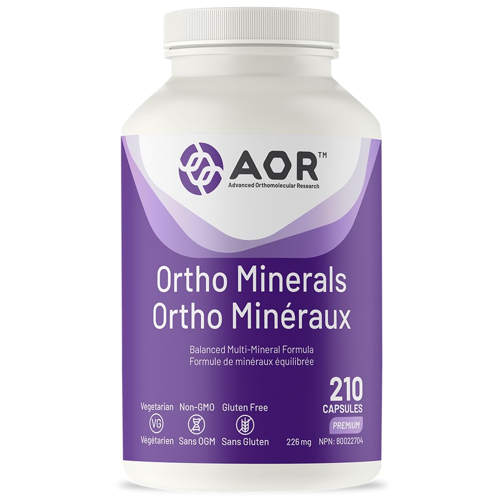 AOR Ortho Minerals, Calcium Magnesium Boron Vitamin D3 Supplement, 210 Caps