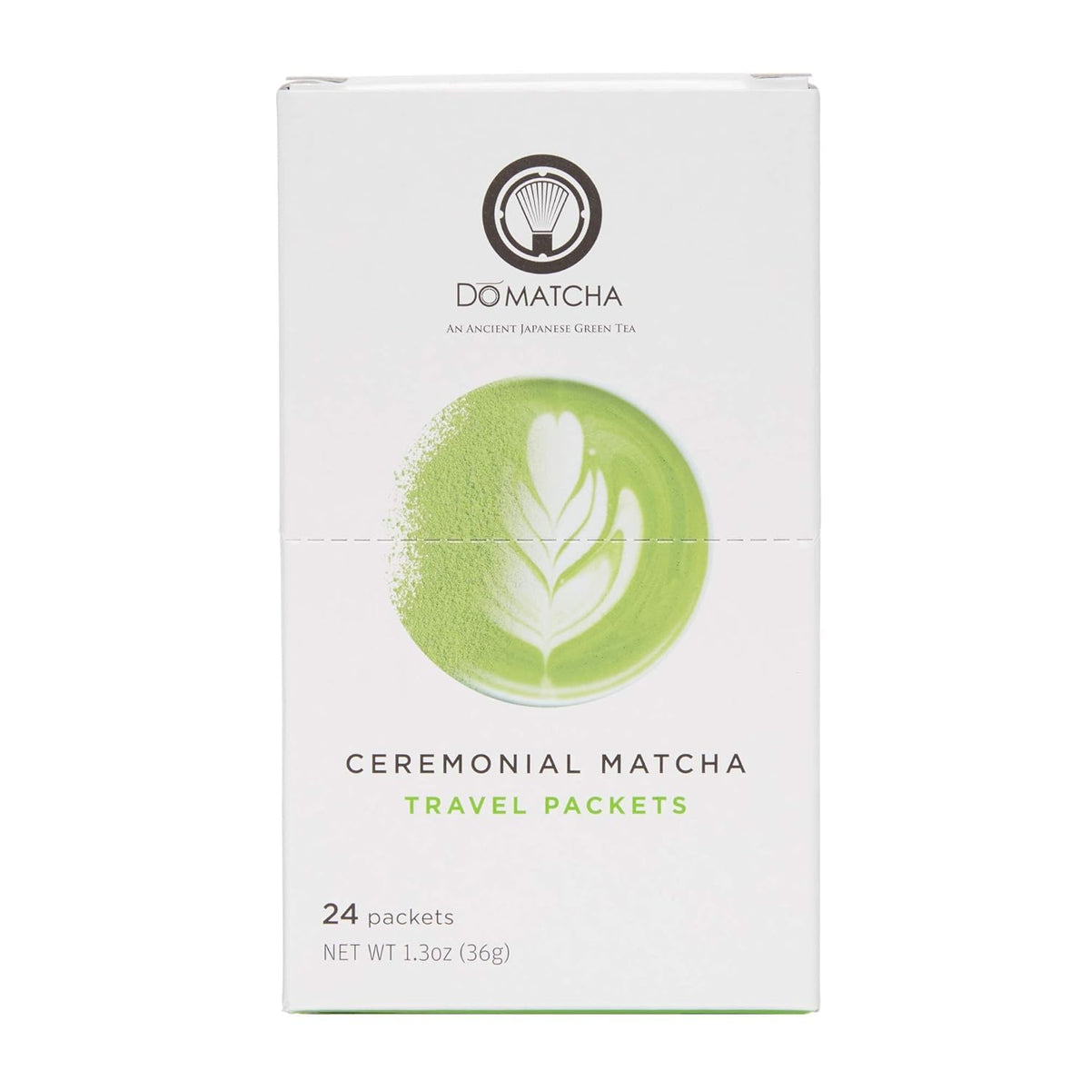 DoMatcha Organic Ceremonial Grade Matcha Powder, 36 g, 24 Travel Packets