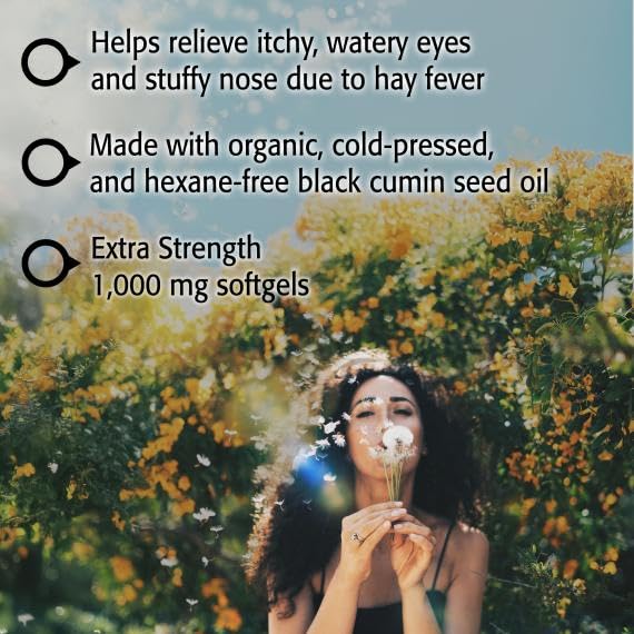 New Roots Herbal Organic Cold Pressed Black Seed Oil, 1000mg, 60 Softgels