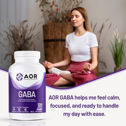 AOR GABA 600mg Complément d'Acide Gamma-Aminobutyrique