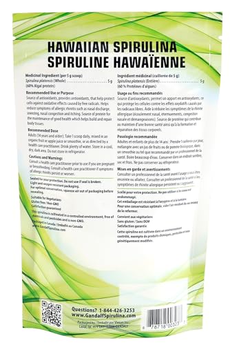 Gandalf Certified Organic Spirulina Powder