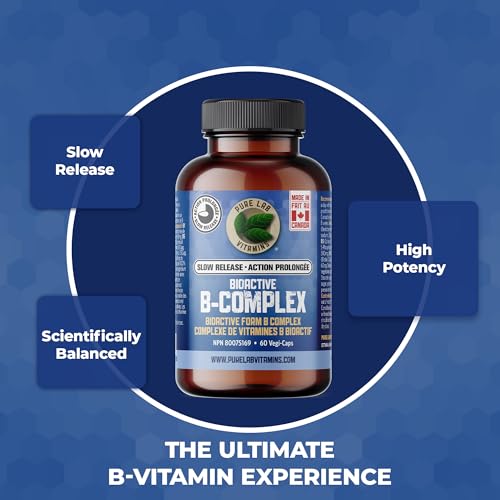 Pure Lab Vitamines | Complexe B bioactif à libération lente