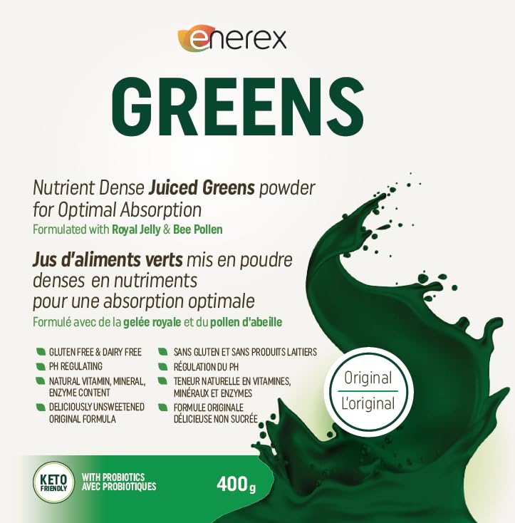 ENEREX - Poudres de jus biologiques certifiées Greens Original