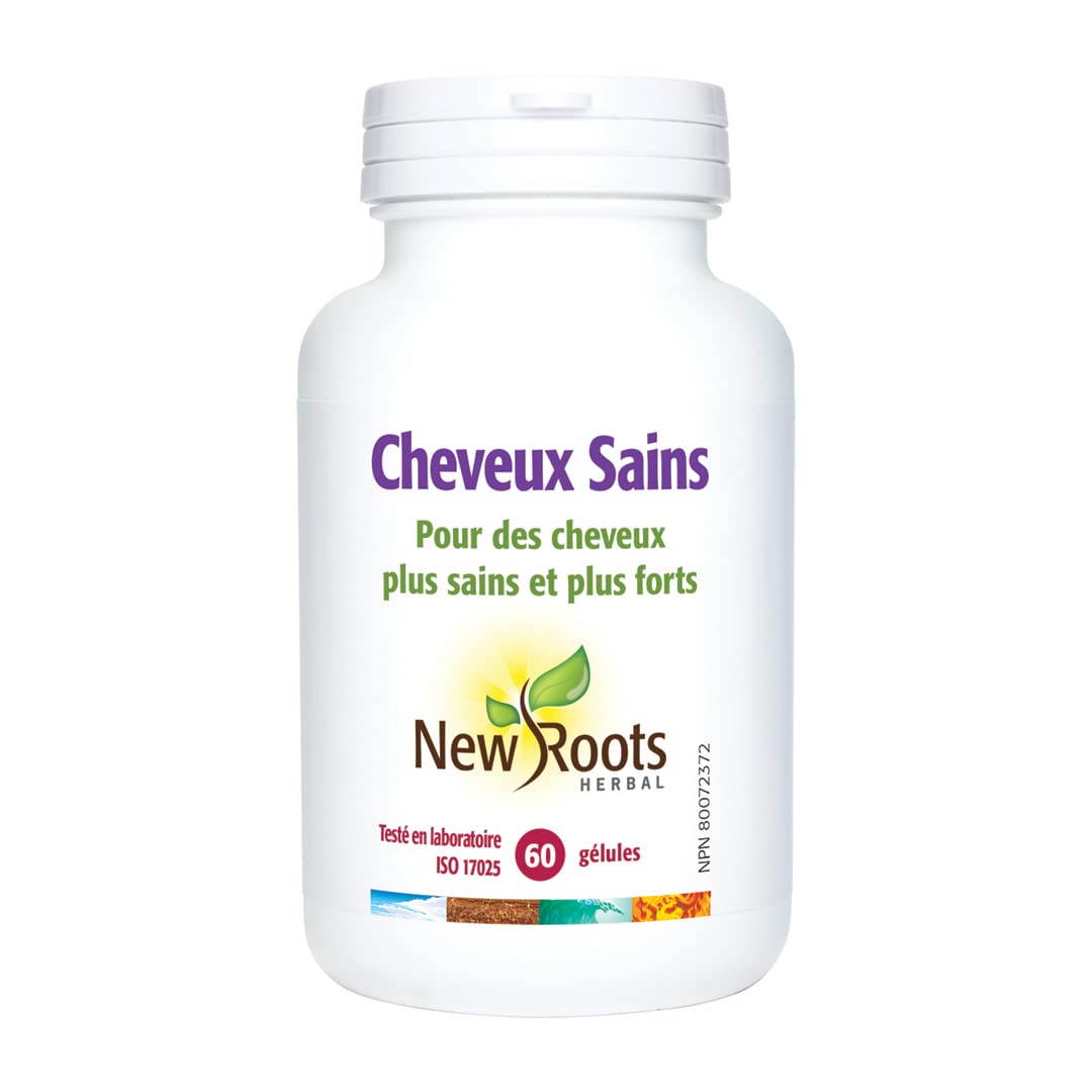 New Roots Herbal Hair & Scalp with Saw Palmetto, Pumpkin Seed Oil & Horsetail - Supports Fuller, Stronger & Thicker Hair - Promotes Scalp Vitality - Non-GMO & Gluten-Free