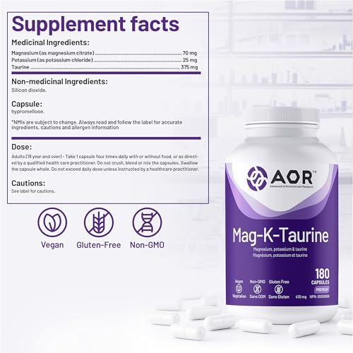 AOR Mag-K-Taurine 470 mg