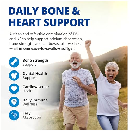 CanPrev D3 & K2 - Organic Coconut Oil l Helps Build And Maintain Bone Health l With Vitamin D3 & K2