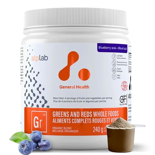 ATPLAB Aliments entiers verts et rouges, 240 g