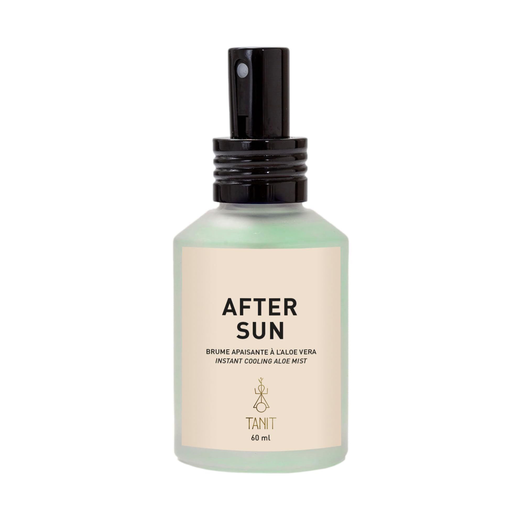Brume à l'aloès TANIT - Brume visage végane et non testée sur les animaux pour tous les types de peau - Fabriqué au Canada - Brume rafraîchissante après-soleil pour le corps, les cheveux et le visage (60 ml)