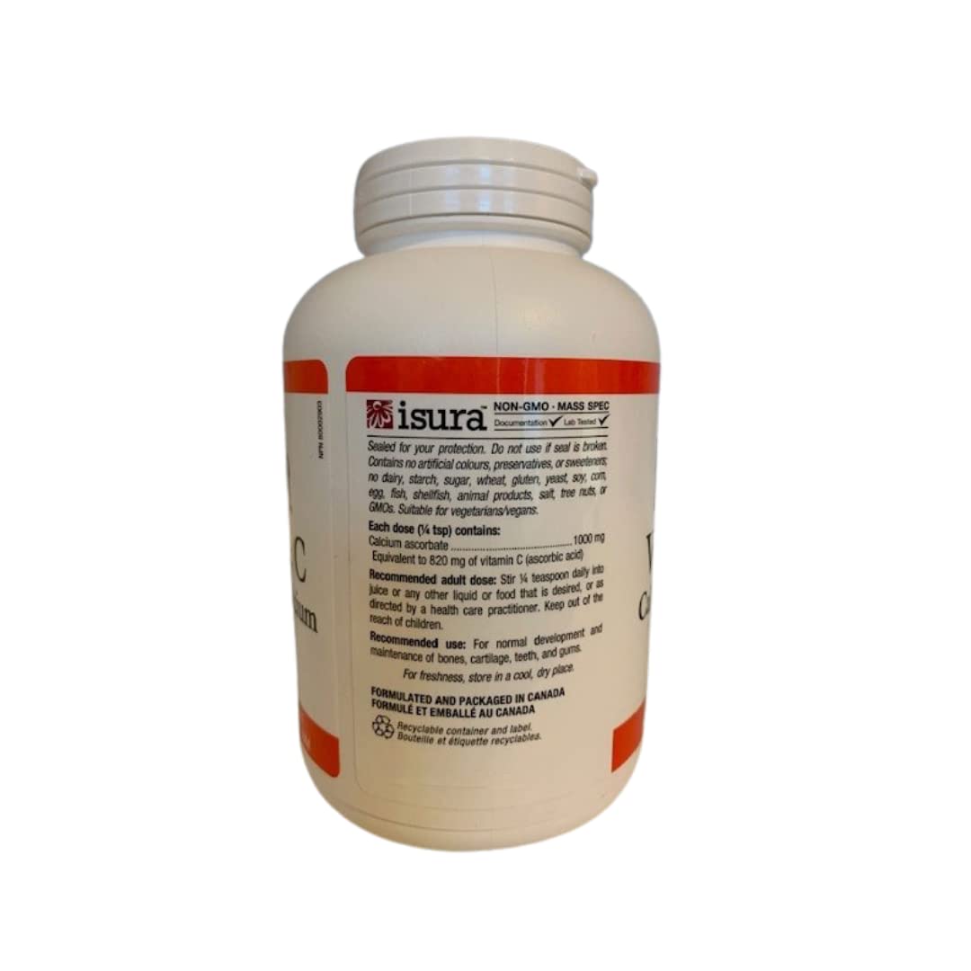 Natural Factors Vitamin C - Calcium Ascorbate Powder - 500 g