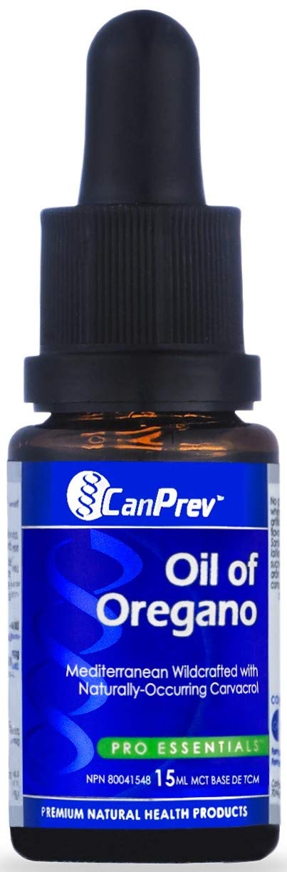 CanPrev Oregano Oil Drops for Adults, 75% Carvacrol, 15 ml, 112 Day Supply