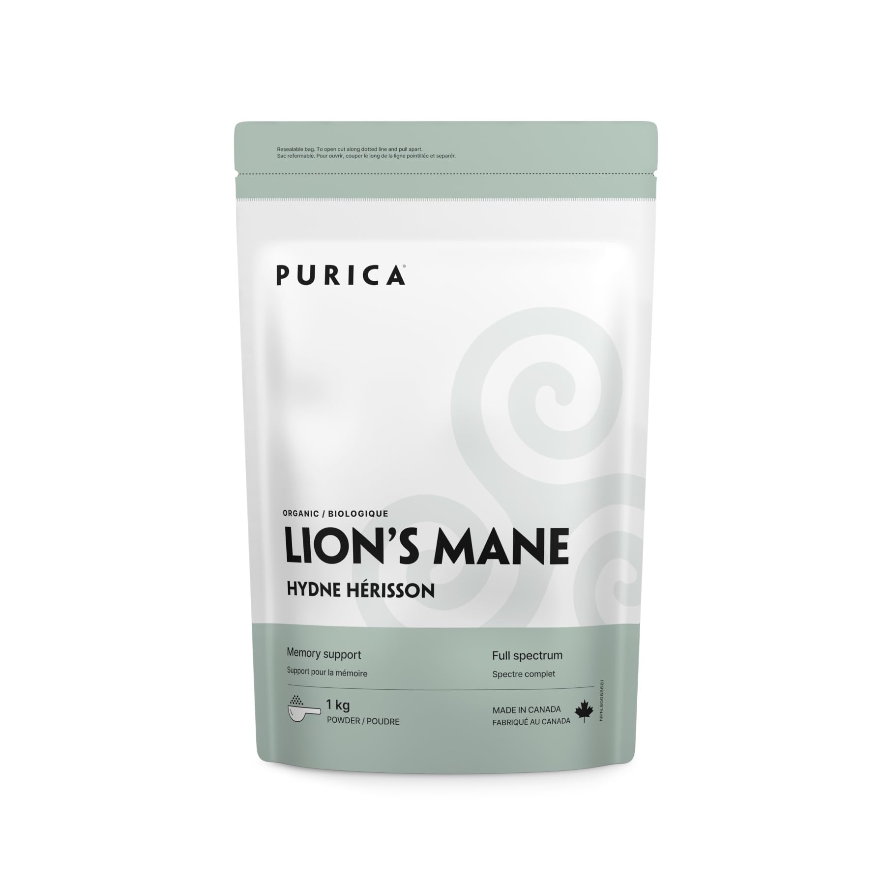 PURICA Crinière de lion Supplément de champignons en poudre