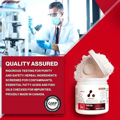ATP LAB - Pure EAA en Poudre 300g (Saveur Framboise) - Supplément EAA - Poudre d'Acides Aminés Essentiels - Développement Musculaire - Récupération Musculaire