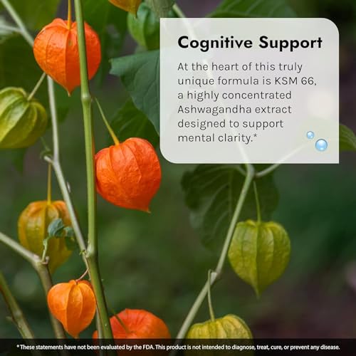 Irwin Naturals Extra Strength Ashwagandha - Organic Supplement for Stress Relief, Performance with Cordyceps, Turmeric, BioPerine & More, Best for Men and Women, 60 Liquid Softgels
