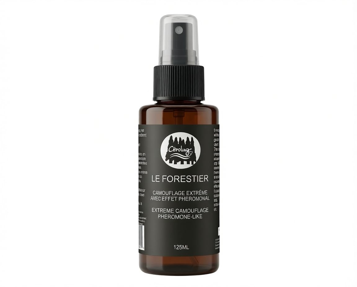 Citrobug LE FORESTIER Extreme Scent Camouflage Spray for Deer and Moose Hunting, Pheromone-Like, 125ml
