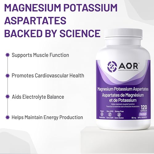 AOR Magnésium Potassium Aspartate 80mg
