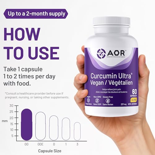 AOR - Curcumin Ultra 237mg, 60 Count