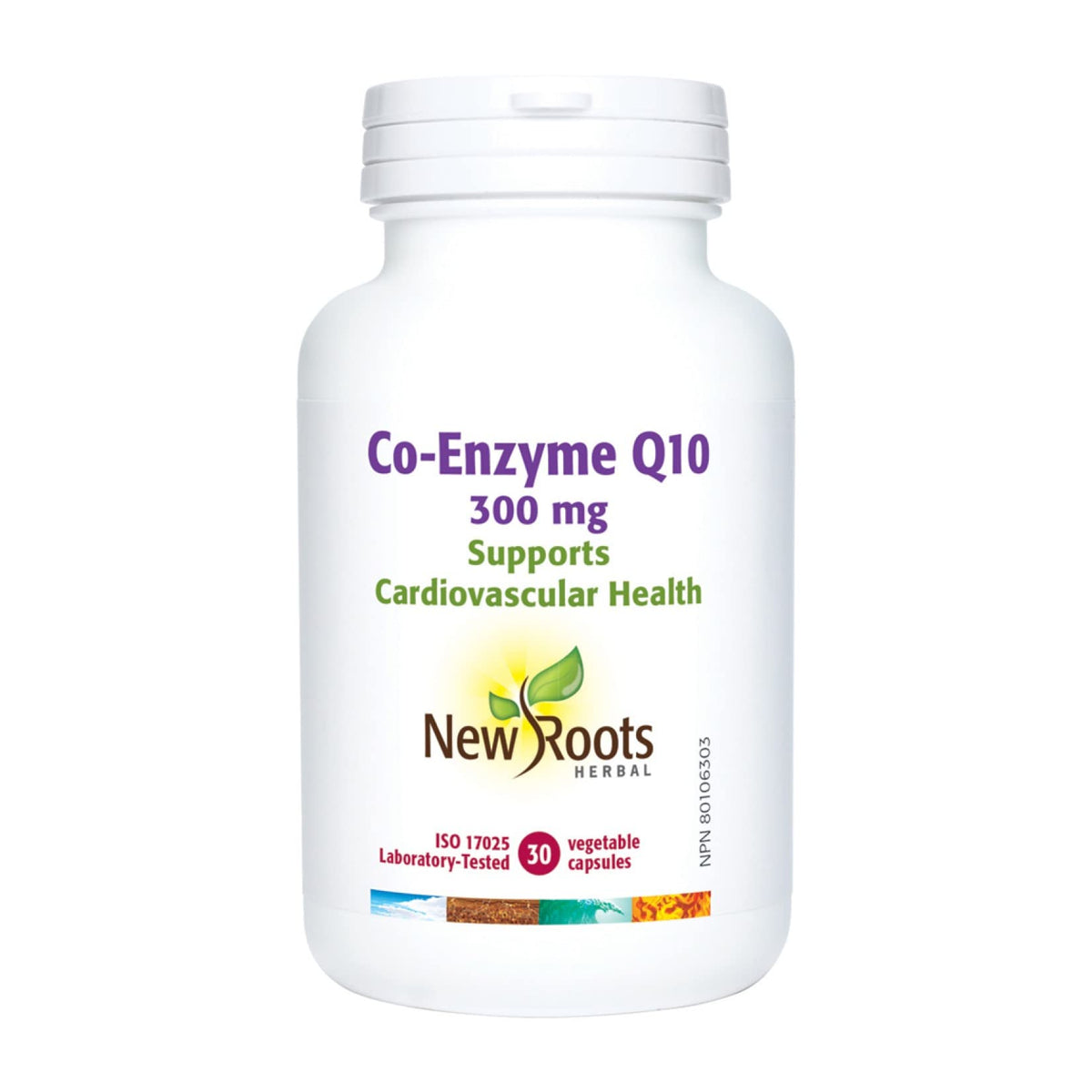 New Roots Herbal CoQ10 Supplement, Coenzyme Q10 300 mg Capsules