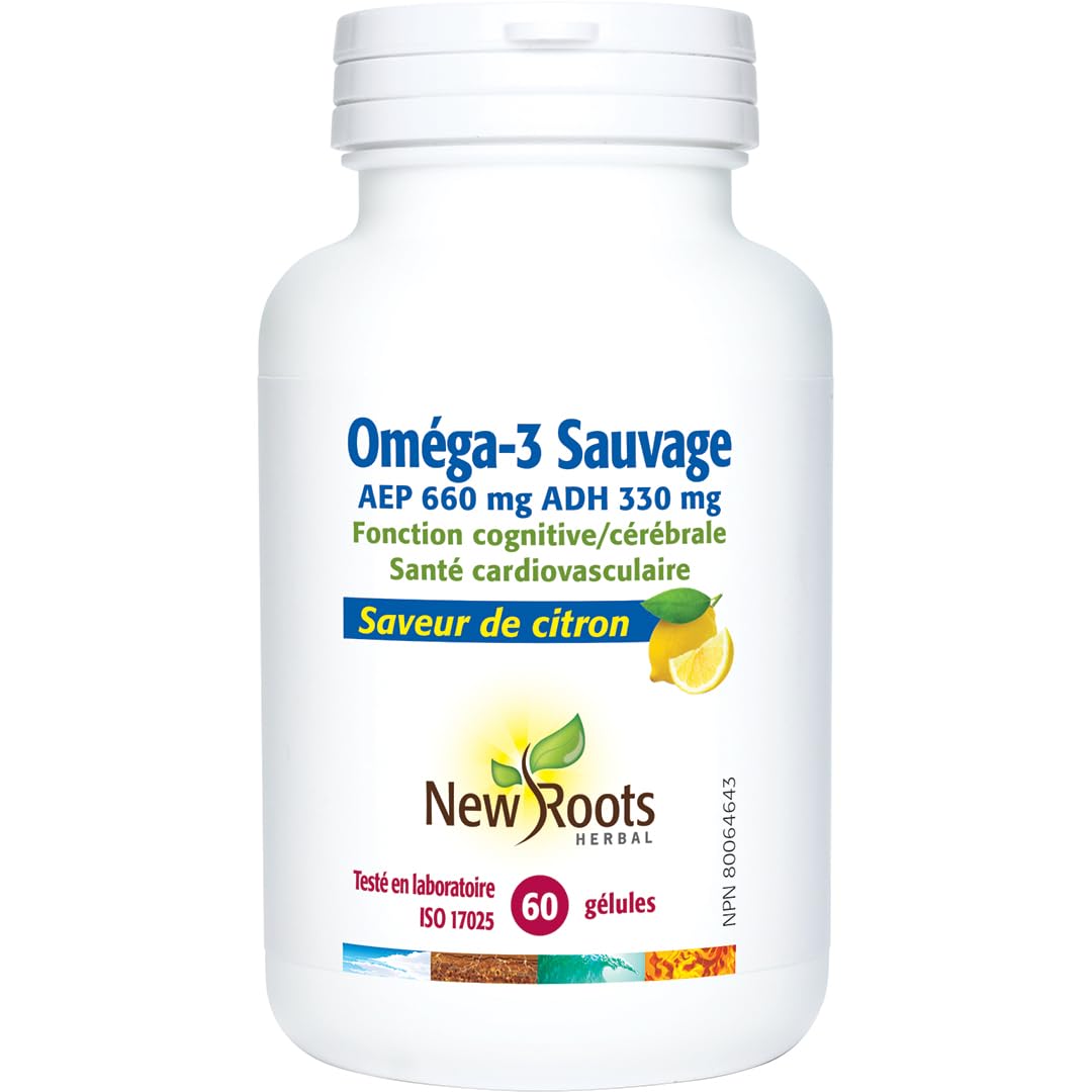 New Roots Herbal - Wild Omega 3 EPA 660mg DHA 330mg