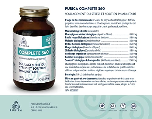 PURICA Complément biologique aux champignons 360