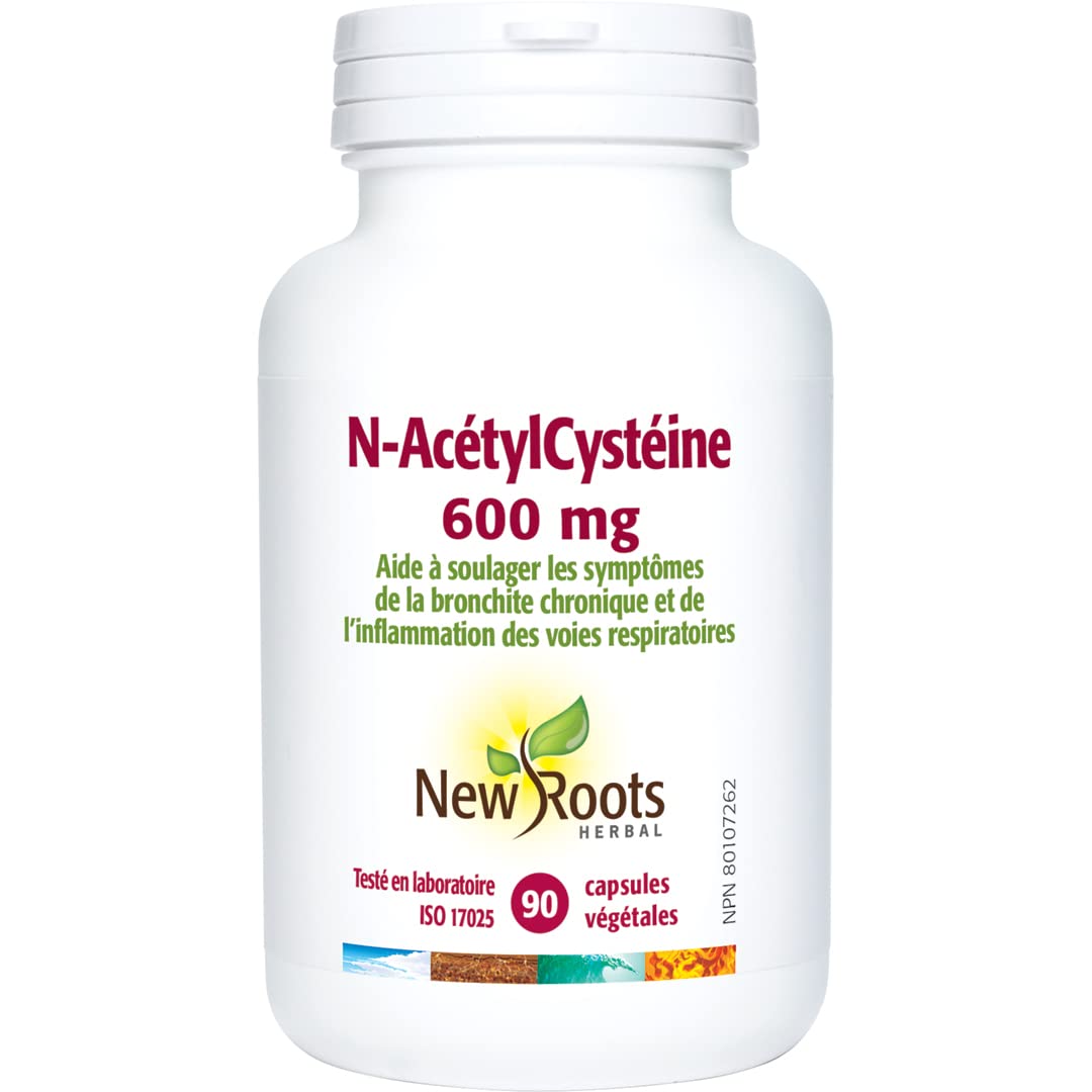 New Roots Herbal - N-acétylcystéine - 600 mg