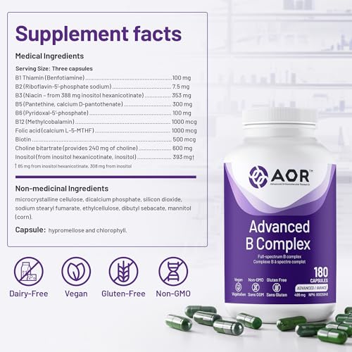 AOR Complexe B avancé 499 mg