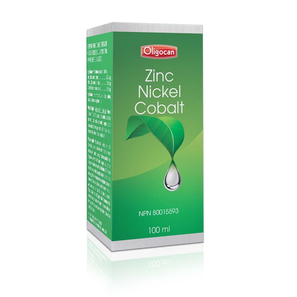 Oligocan Zinc Nickel Cobalt 100ml, Zinc Liquid & Mineral Supplement for Both Women & Men - Support Energy, Promotes Healthy Digestion, Skin Vitality, Aids Metabolic Function & Improve General Wellness