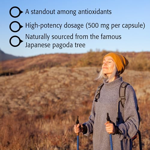 New Roots Herbal - Quercétine en capsules - Antioxydant d'origine végétale - Maintien d'une santé optimale, protection des capillaires, soutien des vaisseaux sanguins et de la circulation - Sans gluten et sans OGM