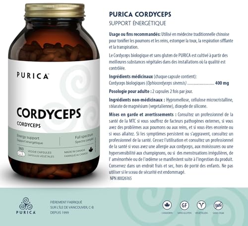 PURICA Cordyceps Champignons micronisés