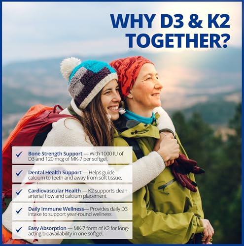 CanPrev D3 & K2 - Huile de coco biologique l Aide à la formation et au maintien de la santé osseuse l Avec vitamine D3 et K2