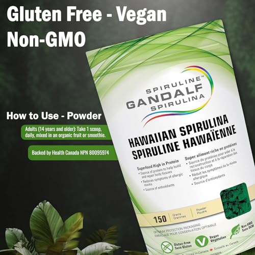 Gandalf Certified Organic Spirulina Powder