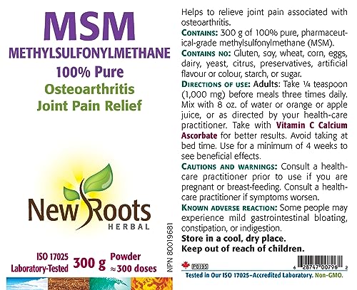 New Roots Herbal - MSM Pure Powder