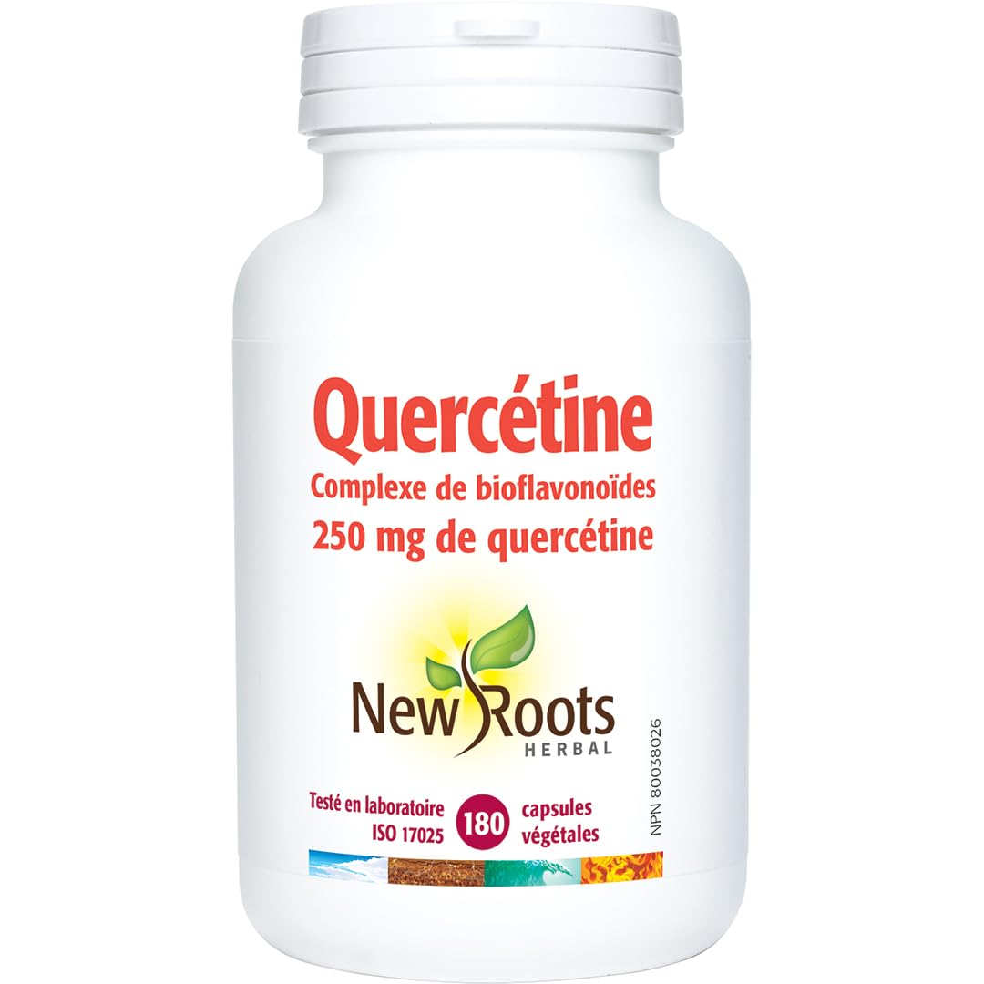 New Roots Herbal Quercetin with Bromelain, 180 Capsules, 180-Day Supply