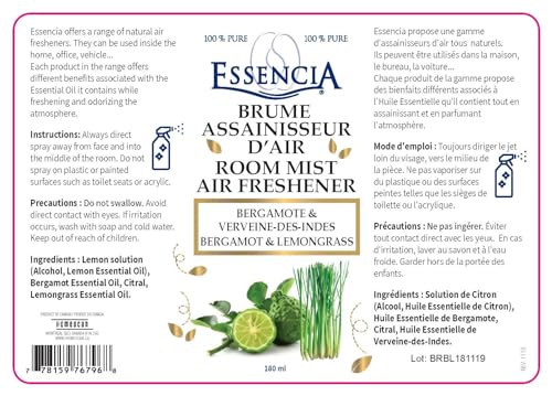 Essential Oil Room Mist Air Freshener