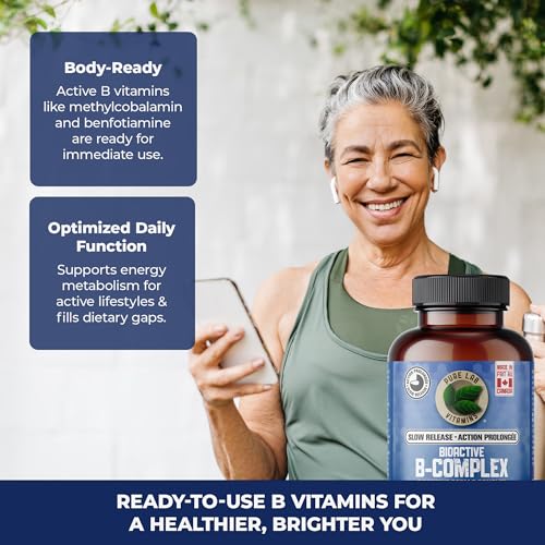 Pure Lab Vitamines | Complexe B bioactif à libération lente