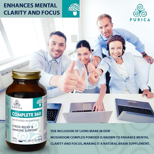 PURICA Complete 360 Organic Mushroom Blend Supplement