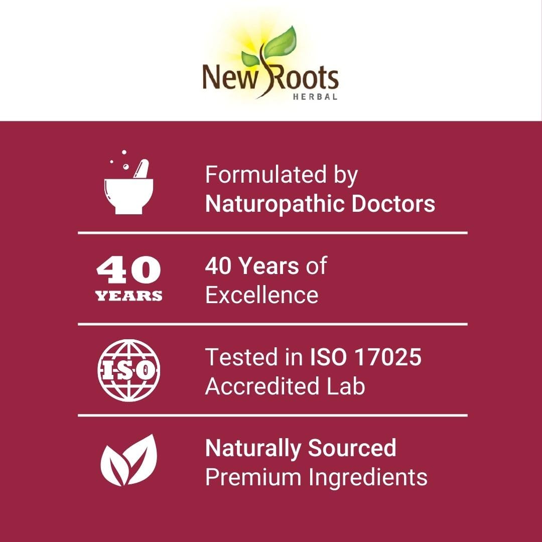 New Roots Herbal Absinthe 100 gélules végétales, Artemisia Absinthium Amertume Digestive, Soutient l'Appétit & la Digestion Sains Sans OGM, Approvisionnement de 33 jours, Fabriqué au Canada