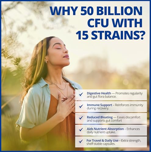 CanPrev - Pro-Biotik 50B Extra Strength - Helps to Support Immune Function and Promote a Favorable Gut Flora - Helps Support Intestinal Gastrointestinal Health