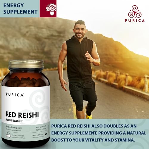 PURICA - Reishi Rouge - Champignons micronisés - Aide à la relaxation