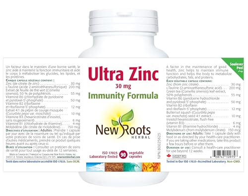 New Roots Herbal - Ultra Zinc - 90 capsules
