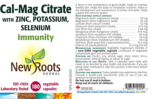 New Roots Herbal - Calcium Magnésium