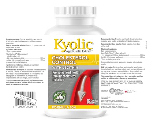Kyolic - Contrôle du cholestérol avec lécithine
